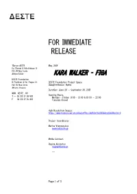 For Immediate Release