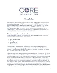 Privacy Policy
