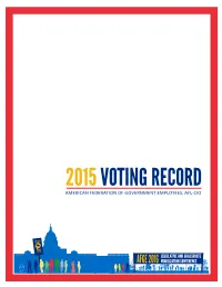 2015 Voting Record