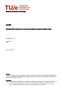 Eindhoven University of Technology MASTER Extracting GXF Models