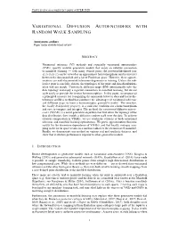 Variational Diffusion Autoencoders with Random