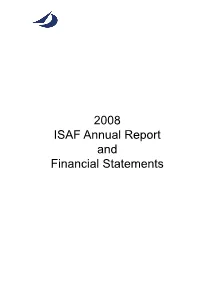 2008 ISAF Annual Report and Financial Statements