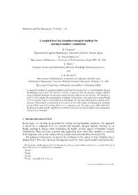 A Coupled Level Set–Boundary Integral Method for Moving Boundary Simulations