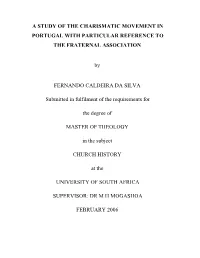 A Study of the Charismatic Movement in Portugal with Particular Reference To