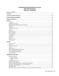 ANC Course Catalog