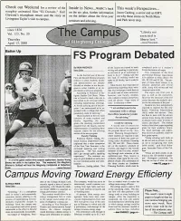 FS Program Debated
