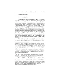 I. the LIBOR Scandal A. Introduction the London Interbank Offered Rate