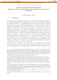 1 Stefan Huygebaert, Ugent I. Introduction the Figure of Justitia Or