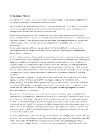 2.2 Episcopal Address