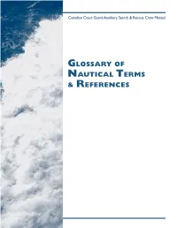 Glossary of Nautical Terms & References