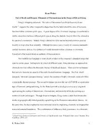 Out of Death and Despair: Elements of Chromaticism in the Songs of Edvard Grieg