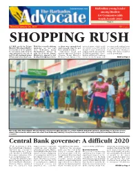Central Bank Governor: a Difficult 2020 at the Beginning of 2020, Triggered Global Recessionary Vulnerabilities of the Island