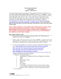 Format for Specific Written Contest Rules