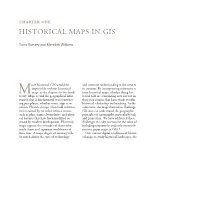 Historical Maps in GIS