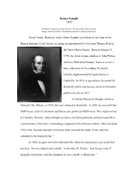 James Semple Biography
