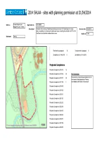 Sites with Planning Permission at 01/04/2014