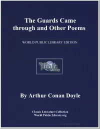 The Guards Came Through and Other Poems