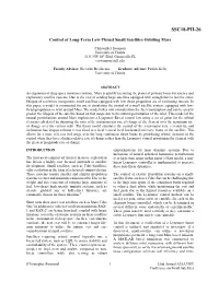 Control of Long-Term Low-Thrust Small Satellites Orbiting Mars