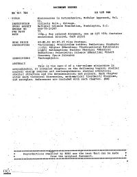 Minicourses in Astrophysics, Modular Approach, Vol