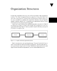 Organization Structures (Accountability)