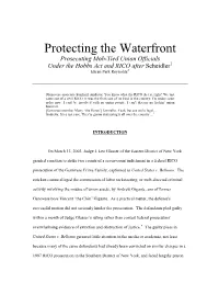 Prosecuting Mob-Tied Union Officials Under the Hobbs Act and RICO After Scheidler1 Ehren Park Reynolds2