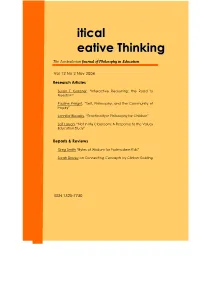 The Thinking Curriculum