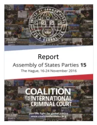 CICC Report on ASP 15