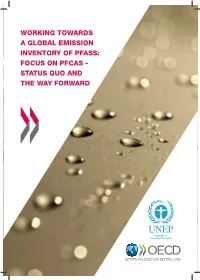 Working Towards a Global Emission Inventory of Pfass
