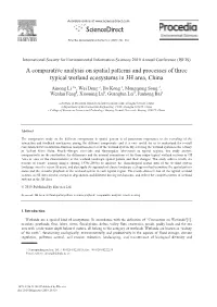 A Comparative Analysis on Spatial Patterns and Processes of Three Typical Wetland Ecosystems in 3H Area, China