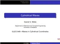 Cylindrical Waves Guided Waves