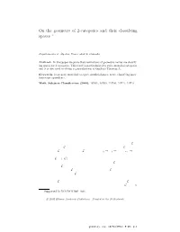 On the Geometry of 2-Categories and Their Classifying Spaces ∗