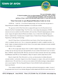 Trine University to Open Regional Education Center in Avon