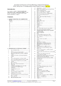 Glossary&Acronymsrelating to Interactivetv-V6