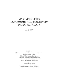 Massachusetts Environmental Sensitivity Index Metadata