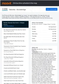 23A Bus Time Schedule & Line Route