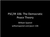 Basic Models of Conflict and Cooperation