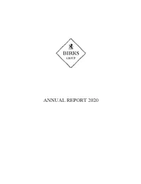 Birks Group Annual Report 2020