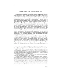 Designing the Public Domain