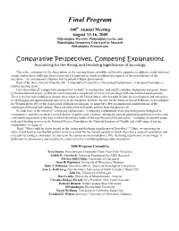 Final Program