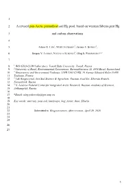 A Revised Pan-Arctic Permafrost Soil Hg Pool, Based on Western Siberia Peat Hg