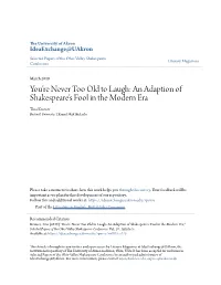 An Adaption of Shakespeare's Fool in The