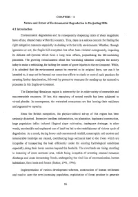 CHAPTER-4 Nature and Extent of Environmental Degradation In