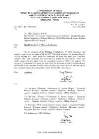 Empanelled List Prepared by NEC for 3Rd Party QC Consultants