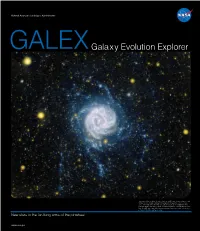 GALEX: the Galaxy Evolution Explorer