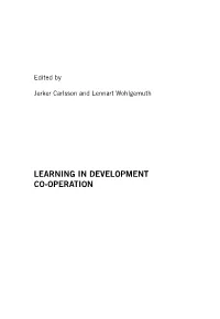 Learning in Development Co-Operation 2