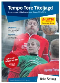 Tempo Tore Titeljagd 2019/2020