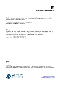 A Case Study of the Radiative Forcing of Persistent Contrails Evolving Into Contrail-Induced Cirrus