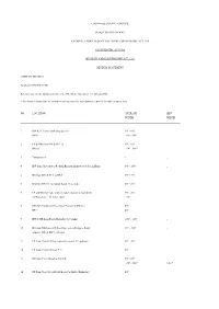 Carrick Statement 1 January 2000