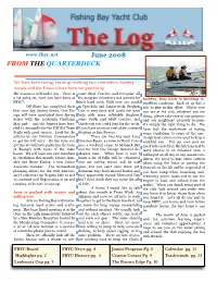 FROM the QUARTERDECK June 2008