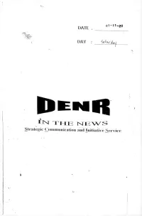 News Monitoring 01 11 2020